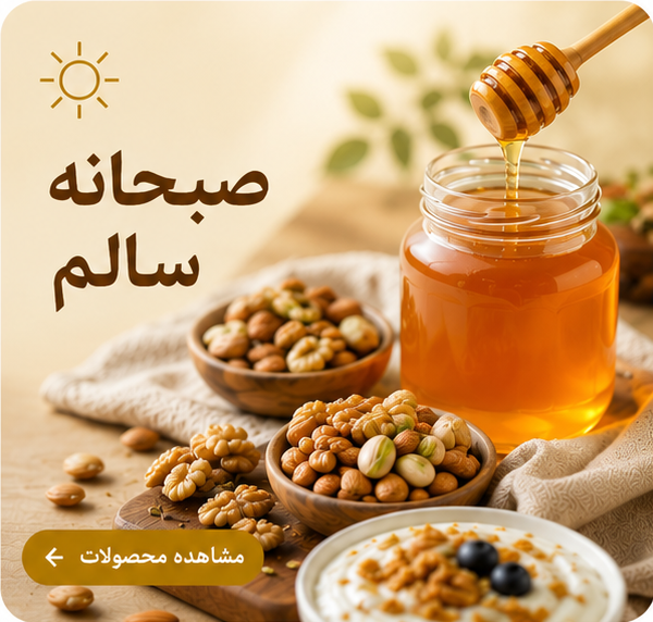 صبحانه سالم و مقوی و ارگانیک برای رژیم لاغری و تناسب اندام و سلامتی